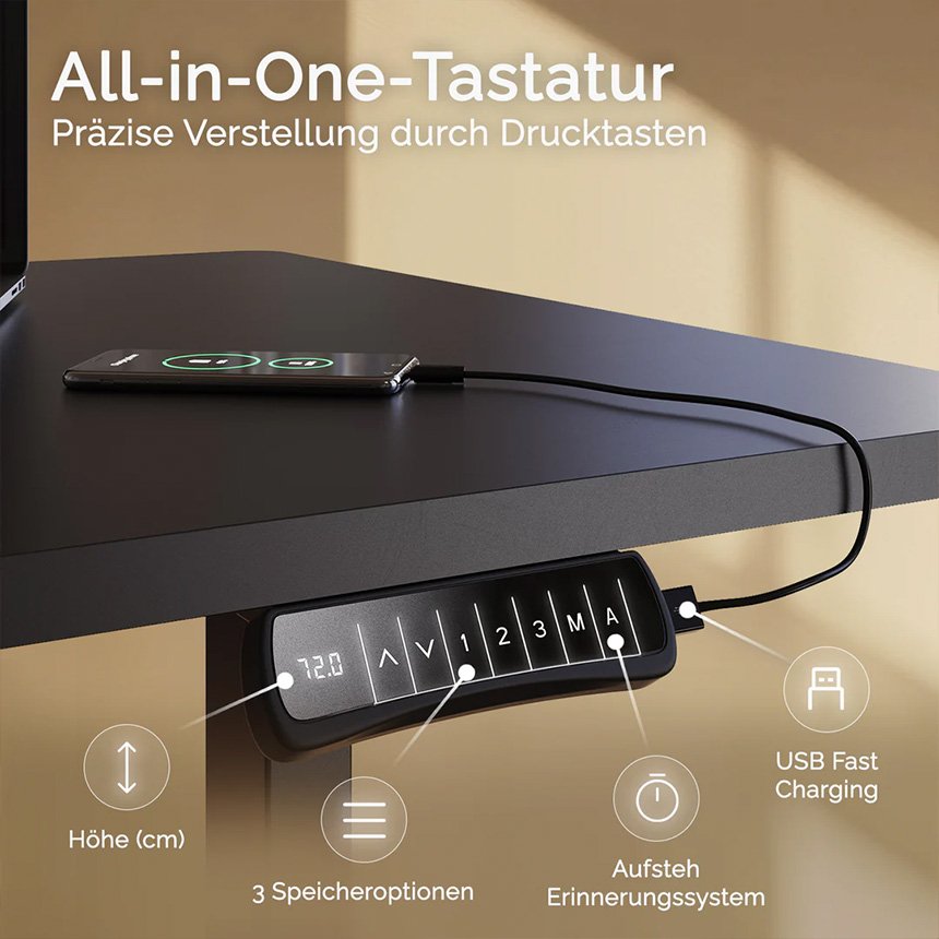 Deskspace Pro Höhenverstellbarer Schreibtisch