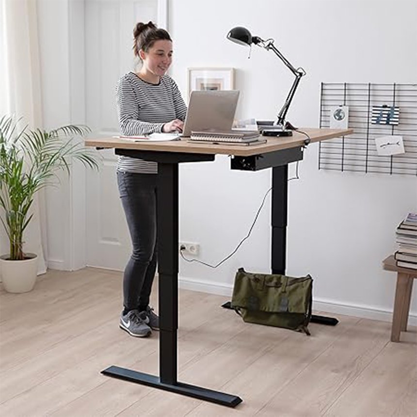 Boho Office Höhenverstellbarer Schreibtisch