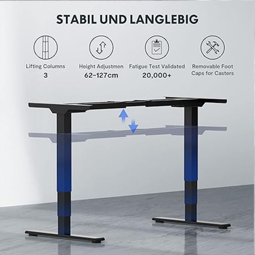 FlexiSpot E1 Höhenverstellbarer Schreibtisch