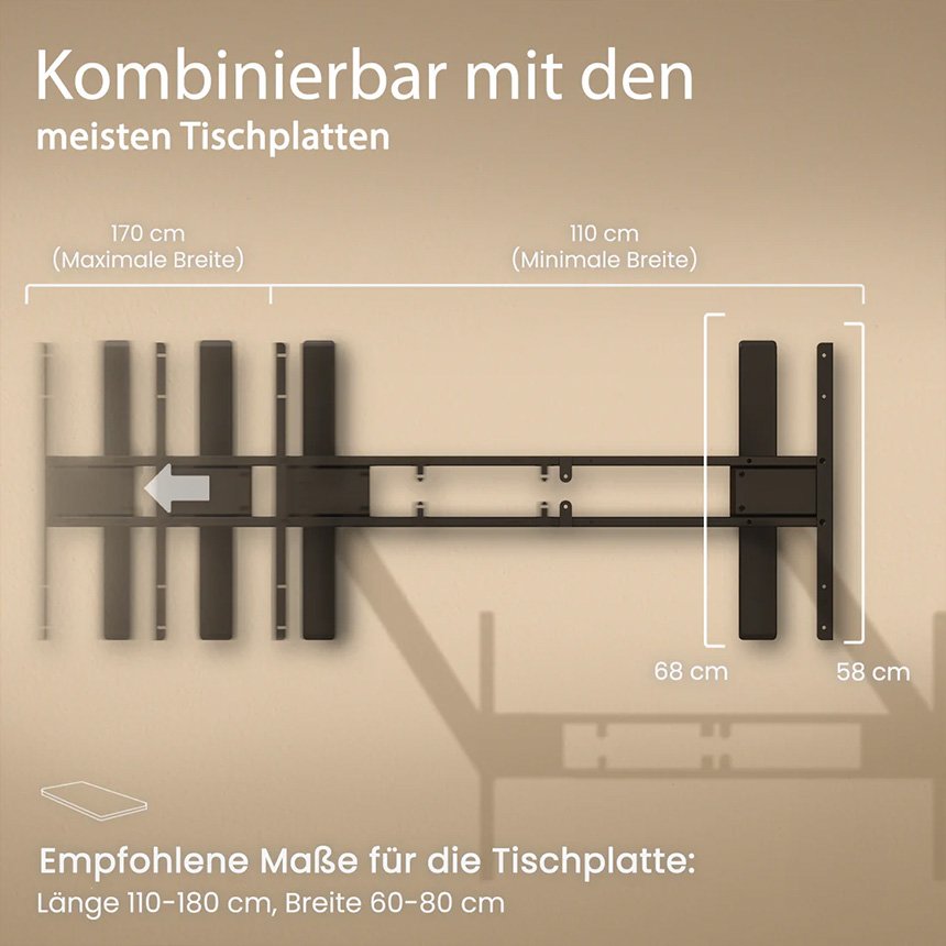Deskspace Pro Höhenverstellbarer Schreibtisch