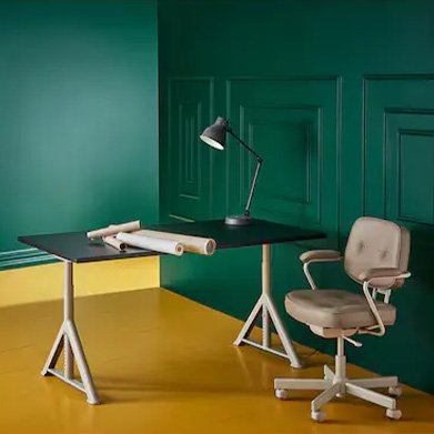 IKEA IDÅSEN Höhenverstellbarer Schreibtisch