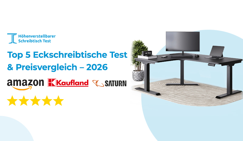 Top 5 Eckschreibtische Test & Preisvergleich – 2026