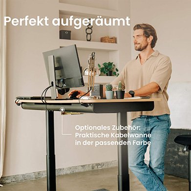ergotopia desktopia one Höhenverstellbarer Schreibtisch