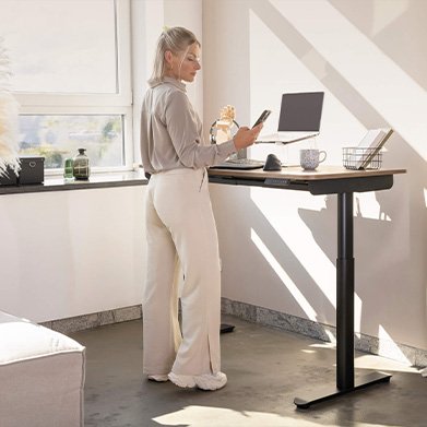 ergotopia desktopia one Höhenverstellbarer Schreibtisch