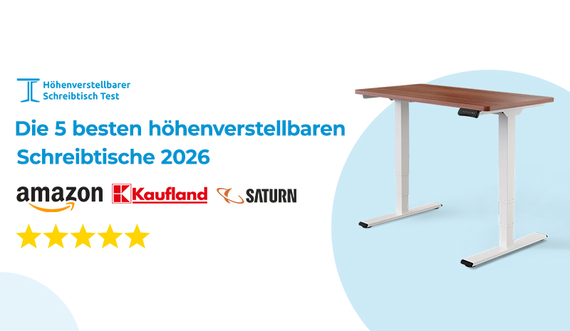 Die 5 besten höhenverstellbaren Schreibtische 2026 Testsieger ab 419 €
